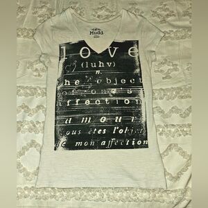 Mudd White Graphic Tee